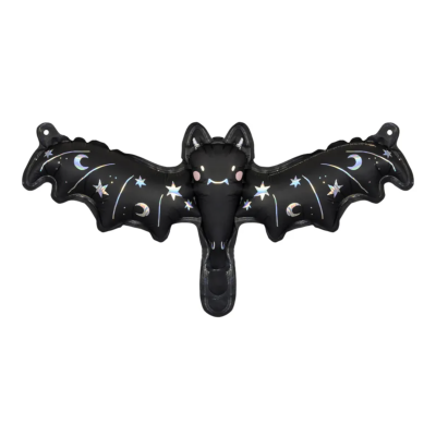 Party Deco Foil Shape Black Bat (35cm x 12cm)