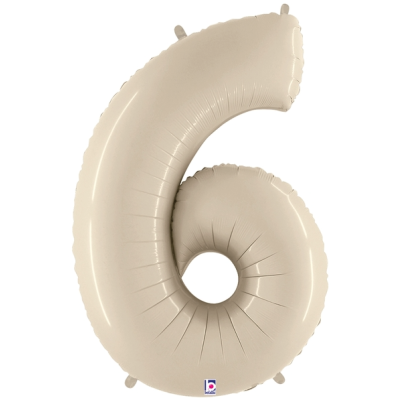 Betallic 86cm (34") Megaloon White Sand Number 6