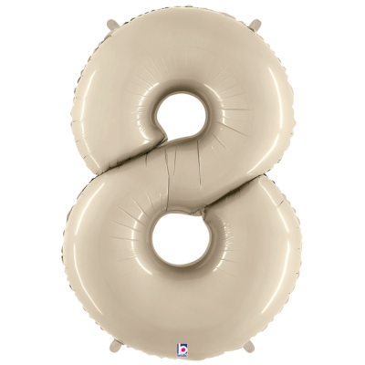 Betallic 86cm (34") Megaloon White Sand Number 8