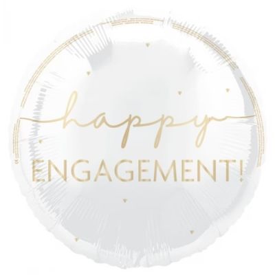 Unique Foil 45cm (18") Happy Engagement